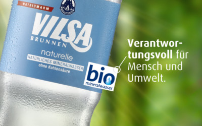 VILSA erhält Bio-Mineralwasser-Siegel